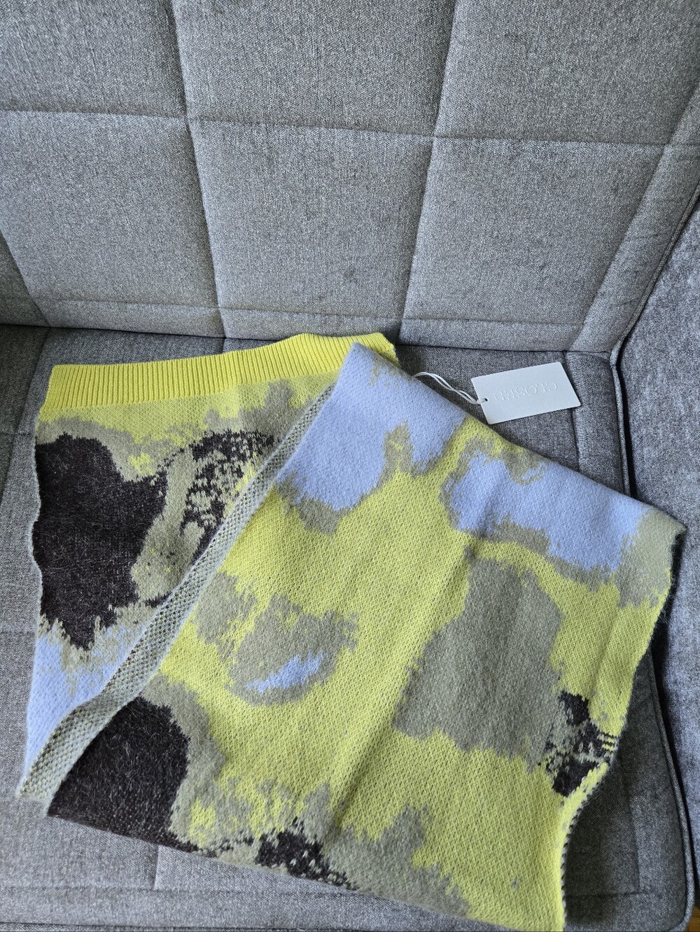 Closed | Graffiti Knit Wool Scarf